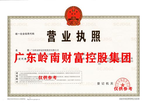 推薦 省冠名 廣東嶺南財富控股集團公司 從事各類項目投資 布局粵港澳大灣區